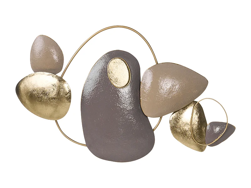 Décoration murale CLANE Métal 46 cm Doré