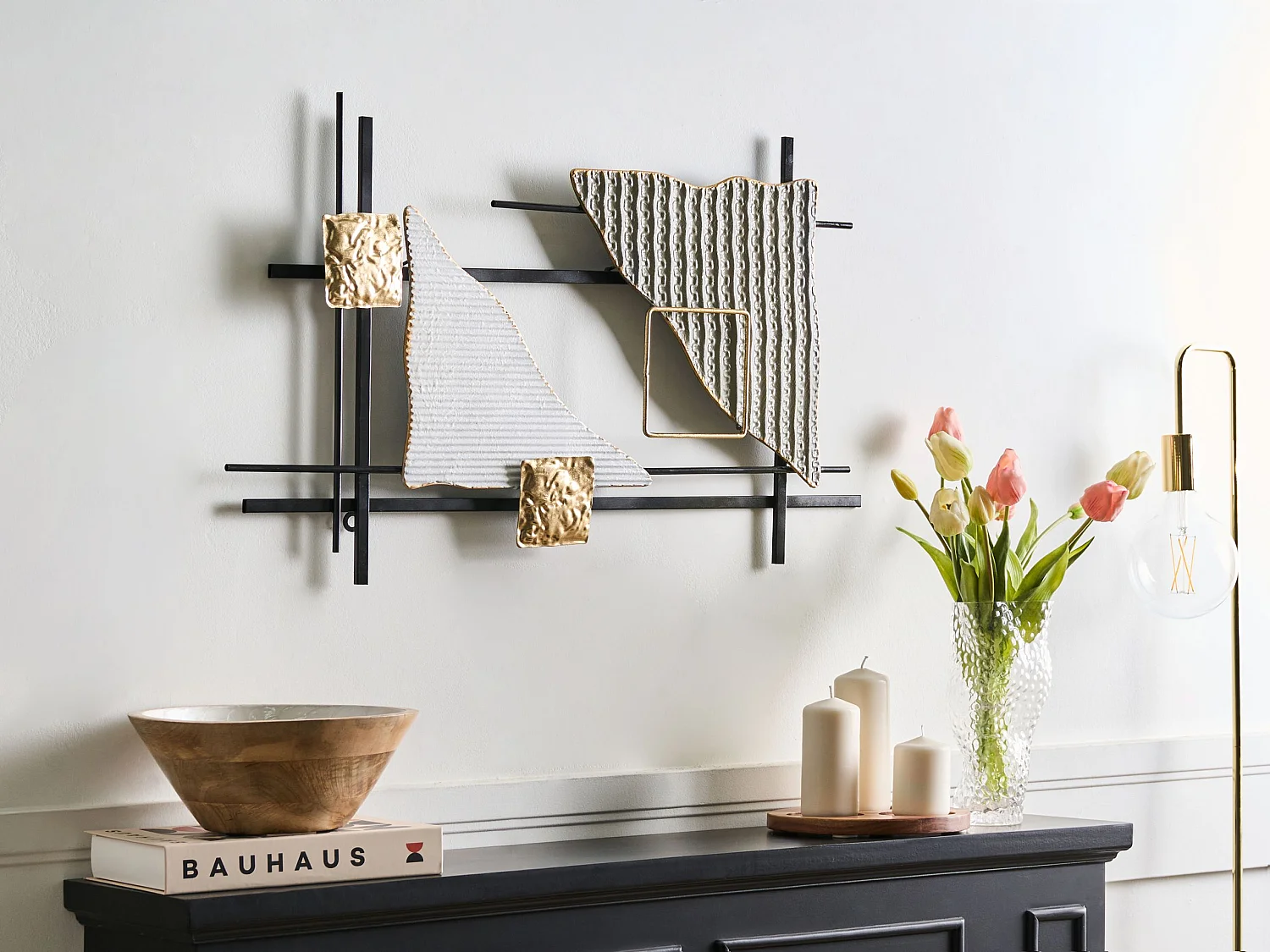 Décoration murale PORTMARNOCK Métal 45 cm Multicolore