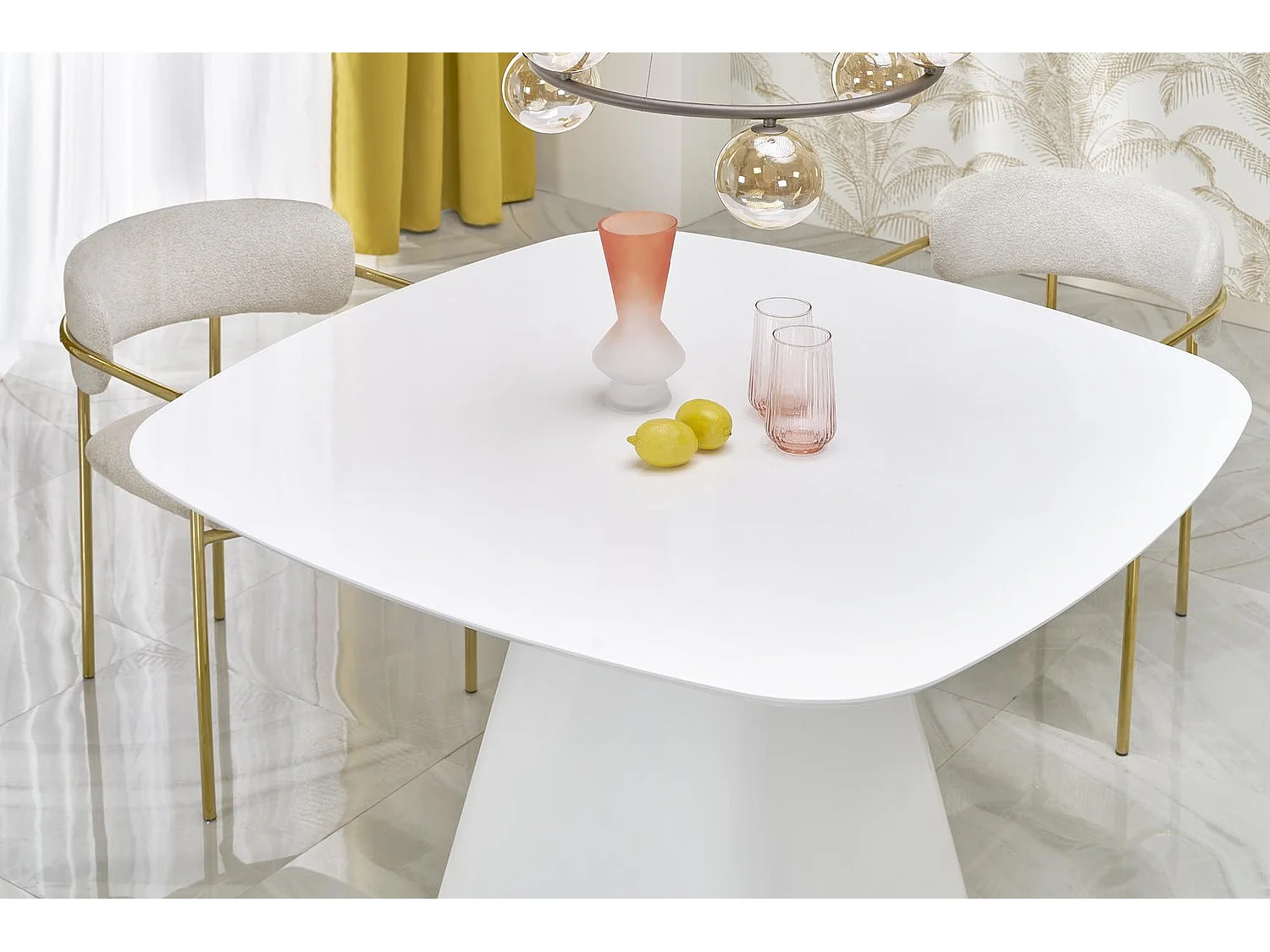 Esstisch Flavio/MDF/Weiss