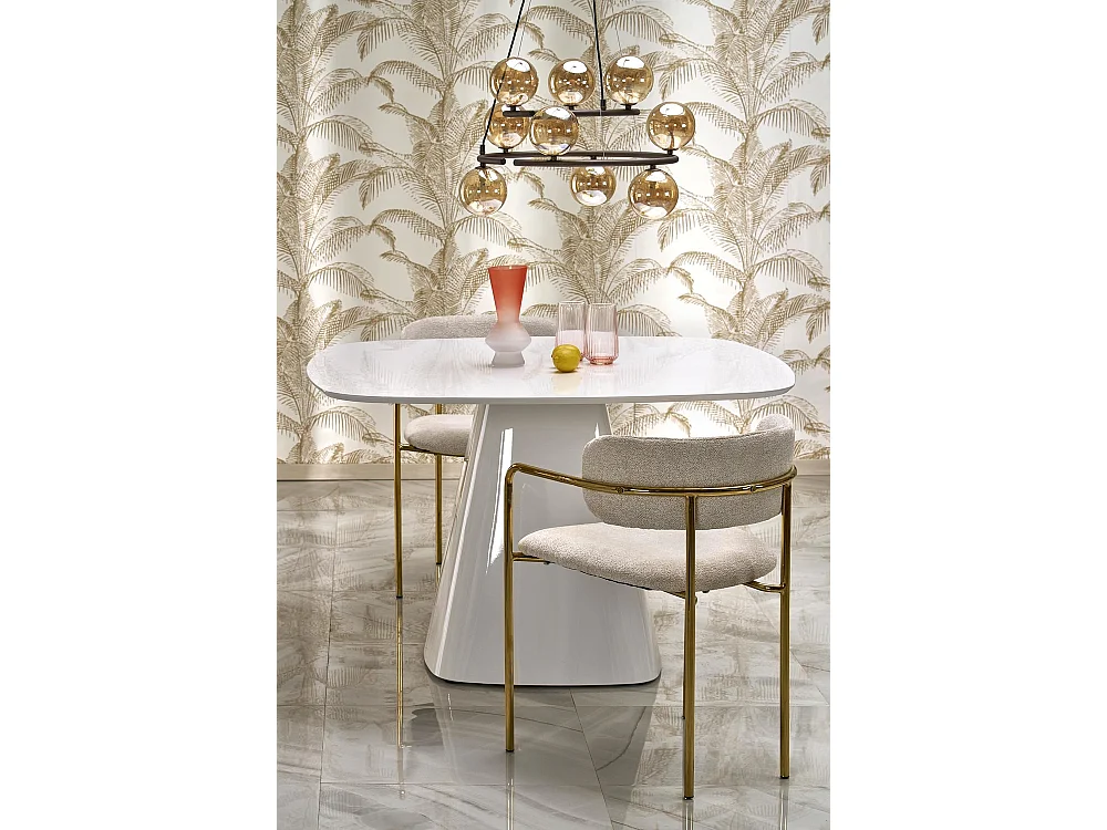 Esstisch Flavio/MDF/Weiss