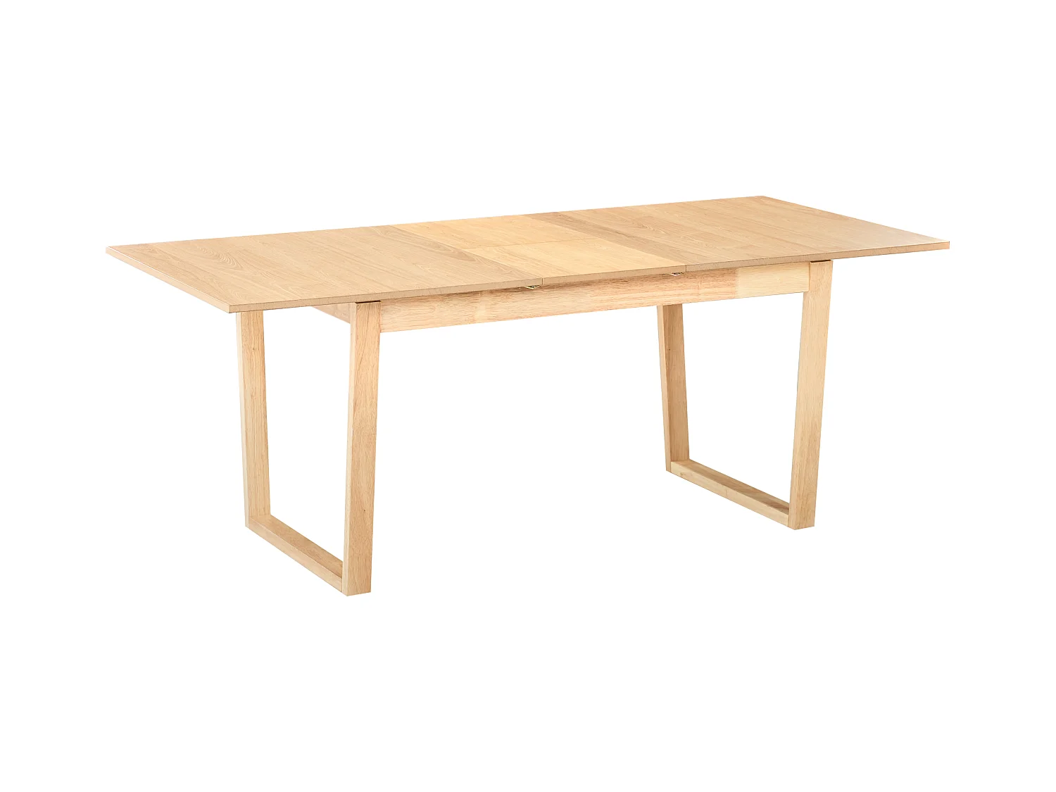 Table de salle à manger extensible CAMDEN Frêne clair 160/200 cm 95 cm