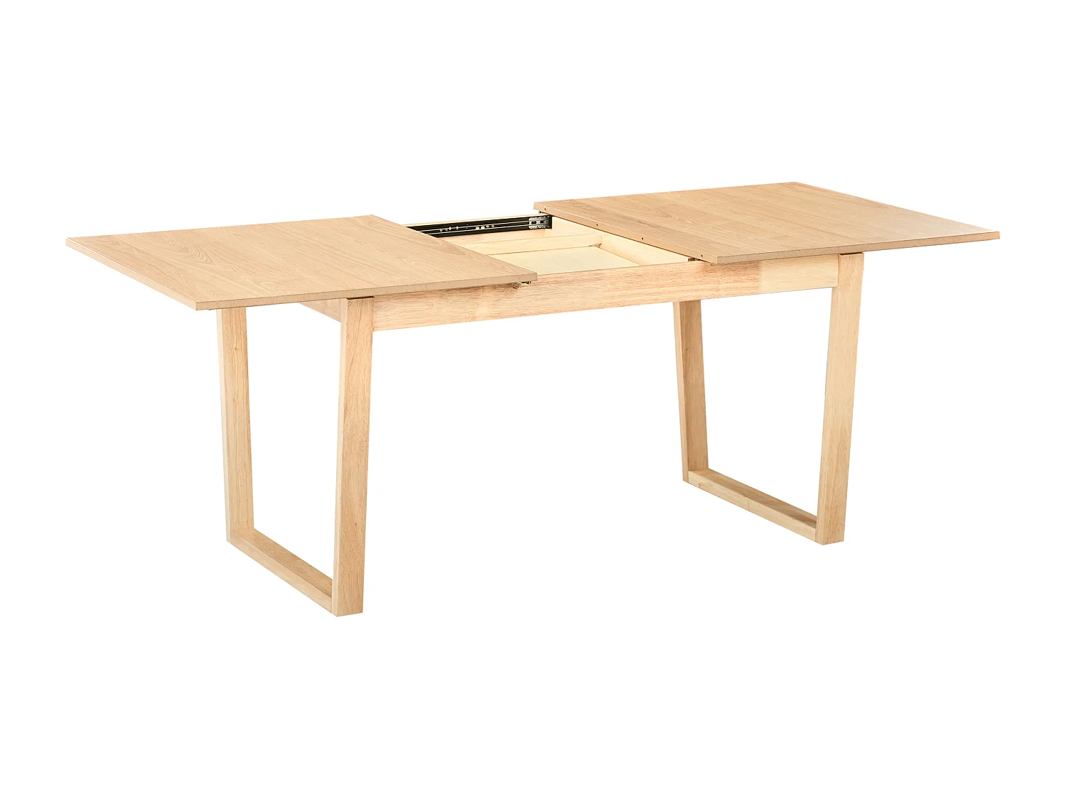 Table de salle à manger extensible CAMDEN Frêne clair 160/200 cm 95 cm