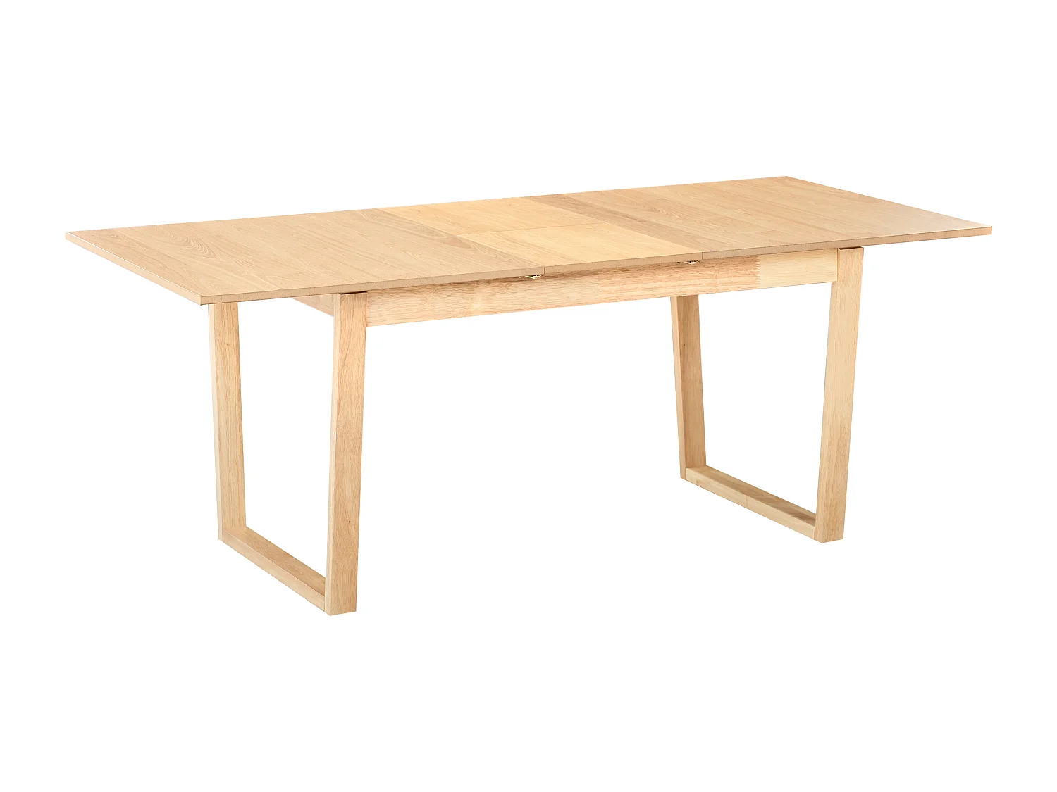 Table de salle à manger extensible CAMDEN Frêne clair 160/200 cm 95 cm