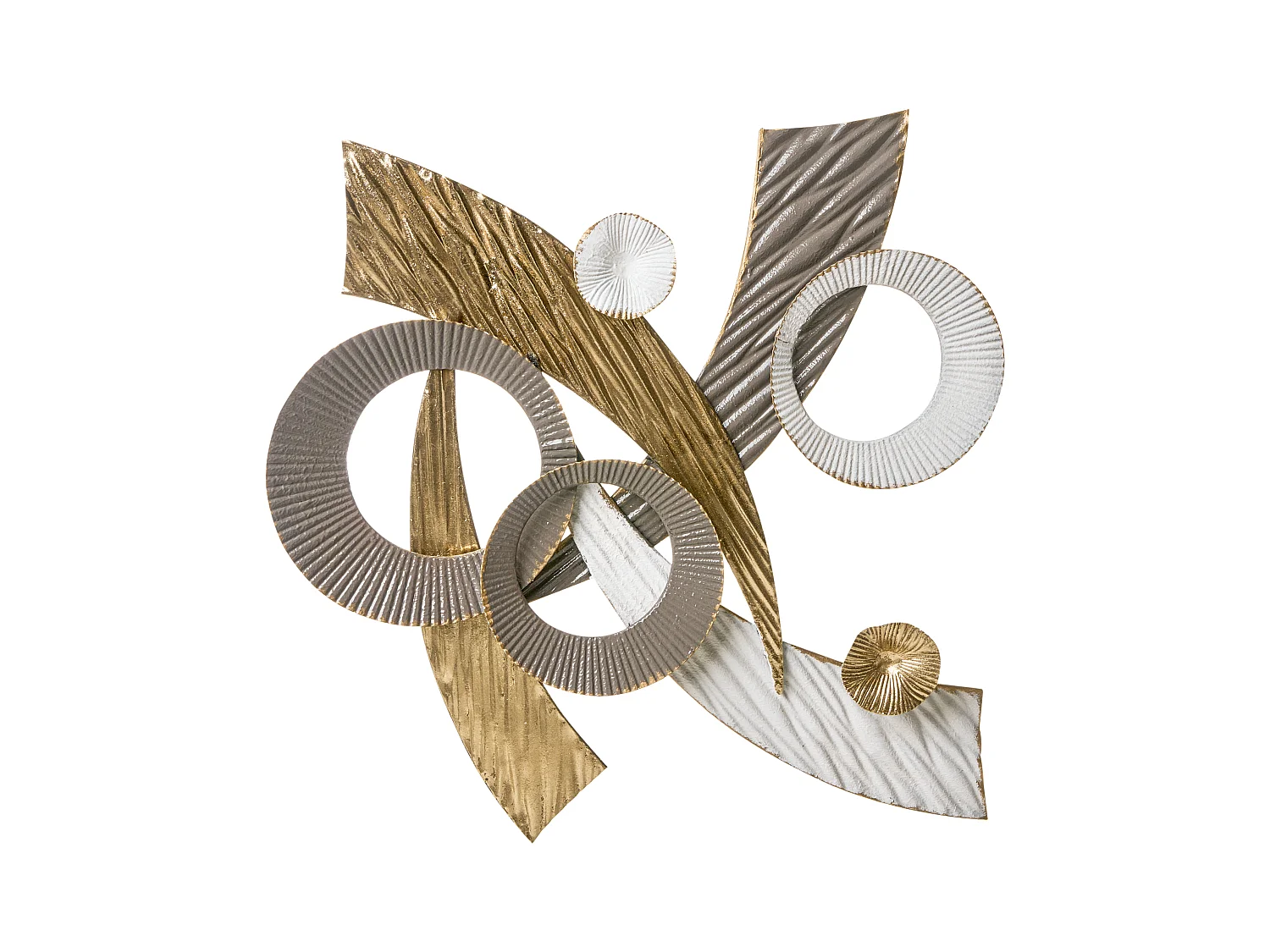 Décoration murale FENIT Métal 54 cm Doré