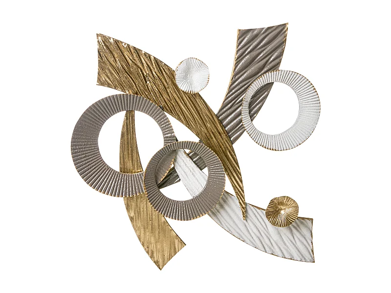 Décoration murale FENIT Métal 54 cm Doré