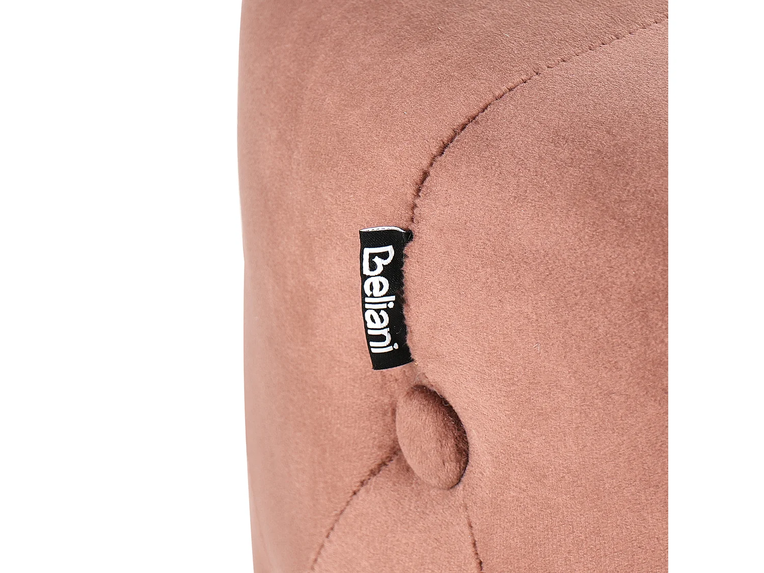 Pouf CARROLLTON Velours Marron