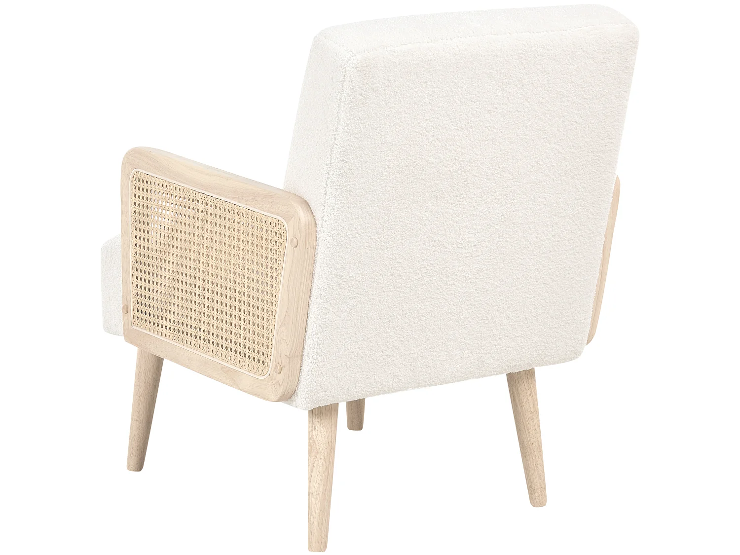 Armchair HOJBY Boucle Off-White