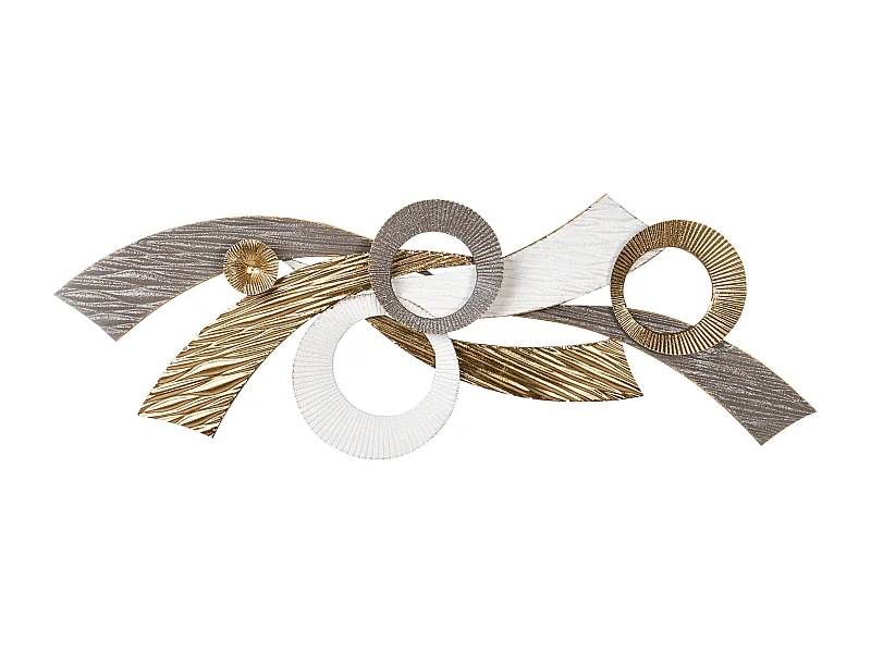 Décoration murale TIMAHOE Métal 31 cm Doré