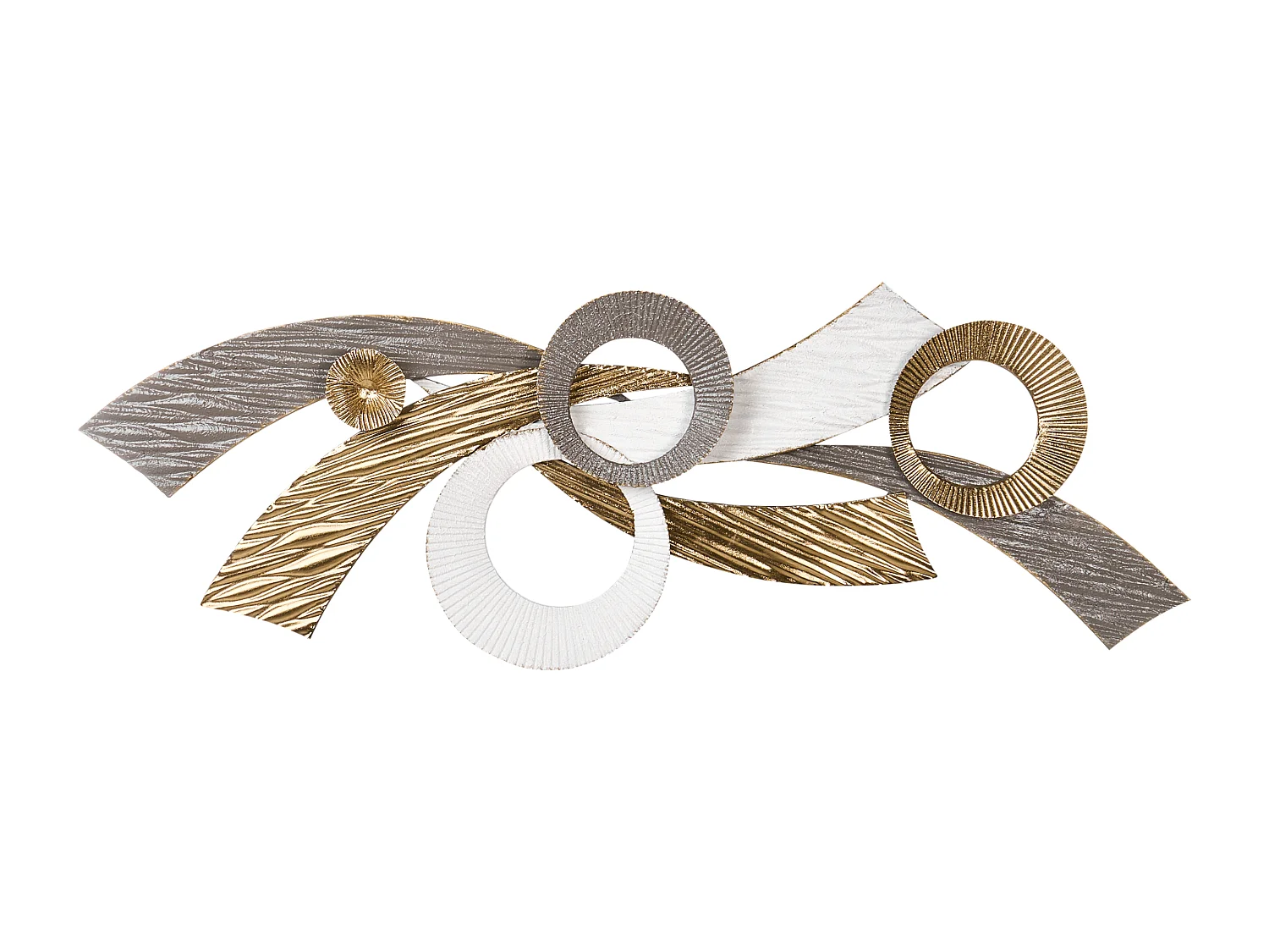 Décoration murale TIMAHOE Métal 31 cm Doré