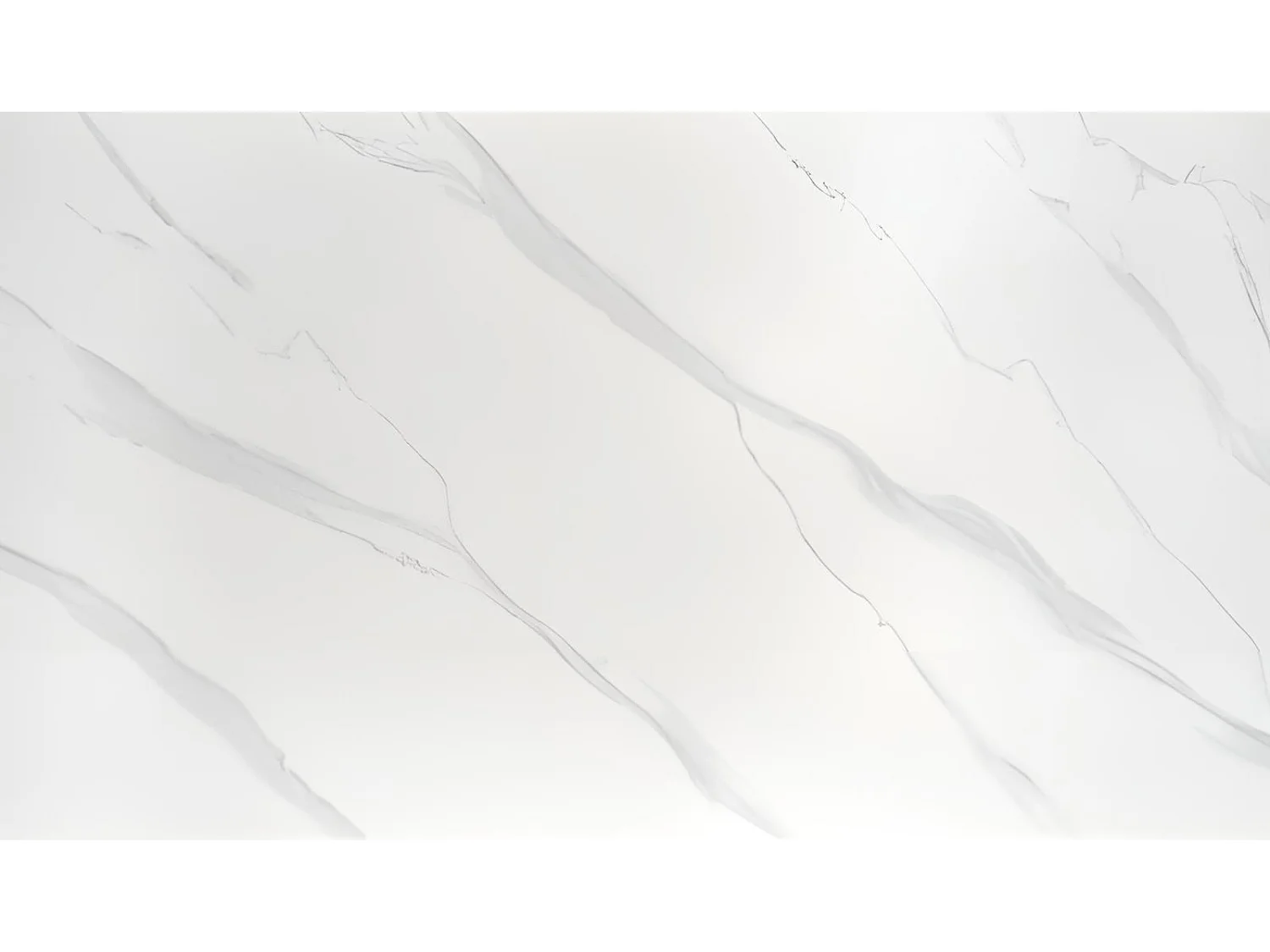 Tavolo da pranzo Clemente (90x160)/Ceramica/Bianco e Oro