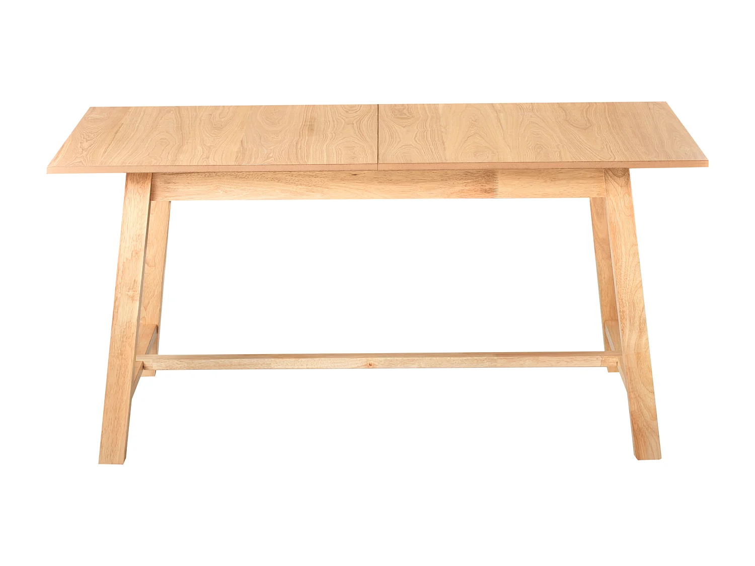Table de salle à manger extensible BARNES Frêne clair 90 cm 160/200 cm