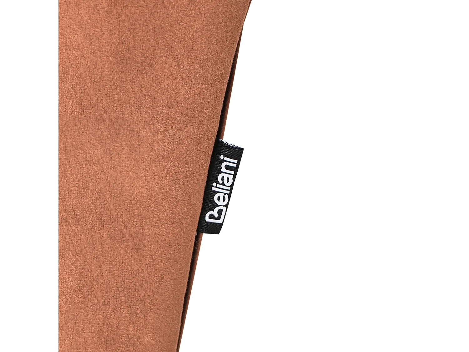 Chaise longue NANTILLY Velours Marron doré