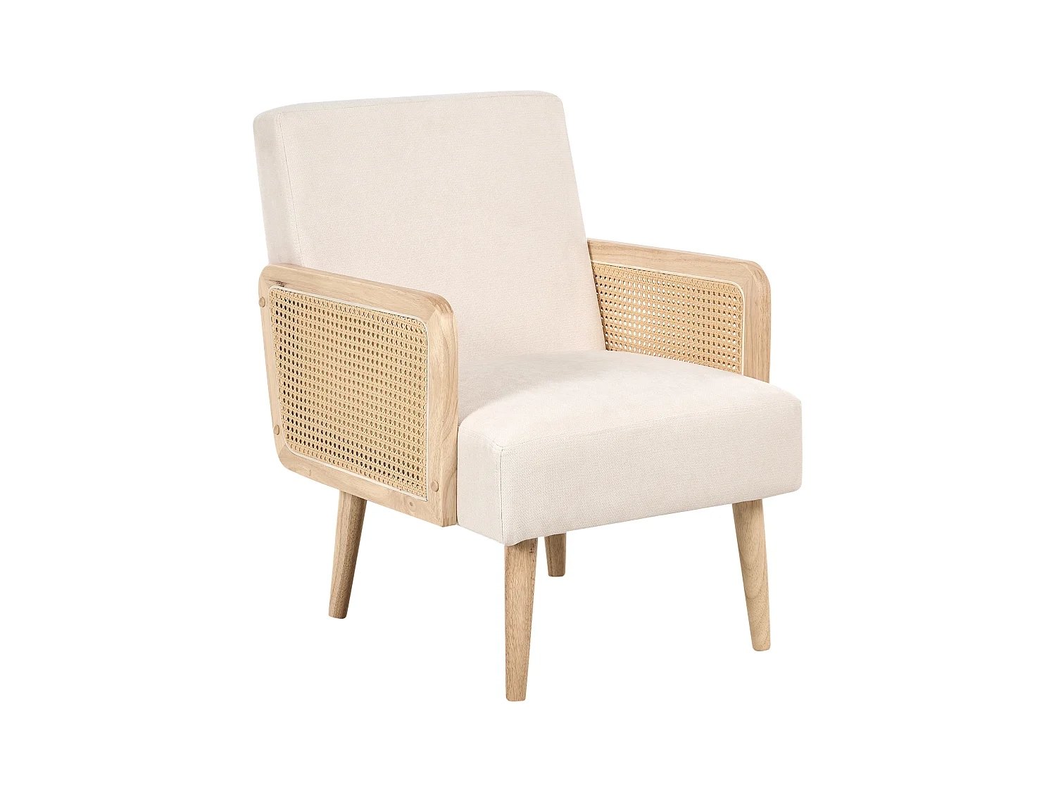 Fauteuil HOJBY Tissu Beige clair