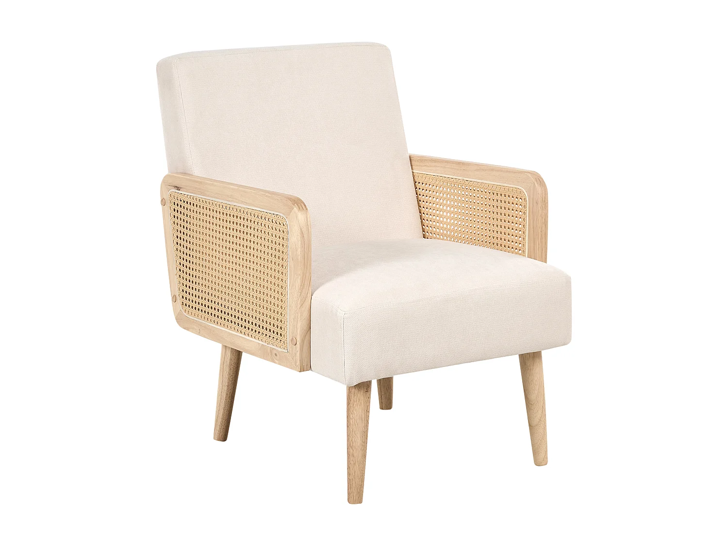 Fauteuil HOJBY Tissu Beige clair