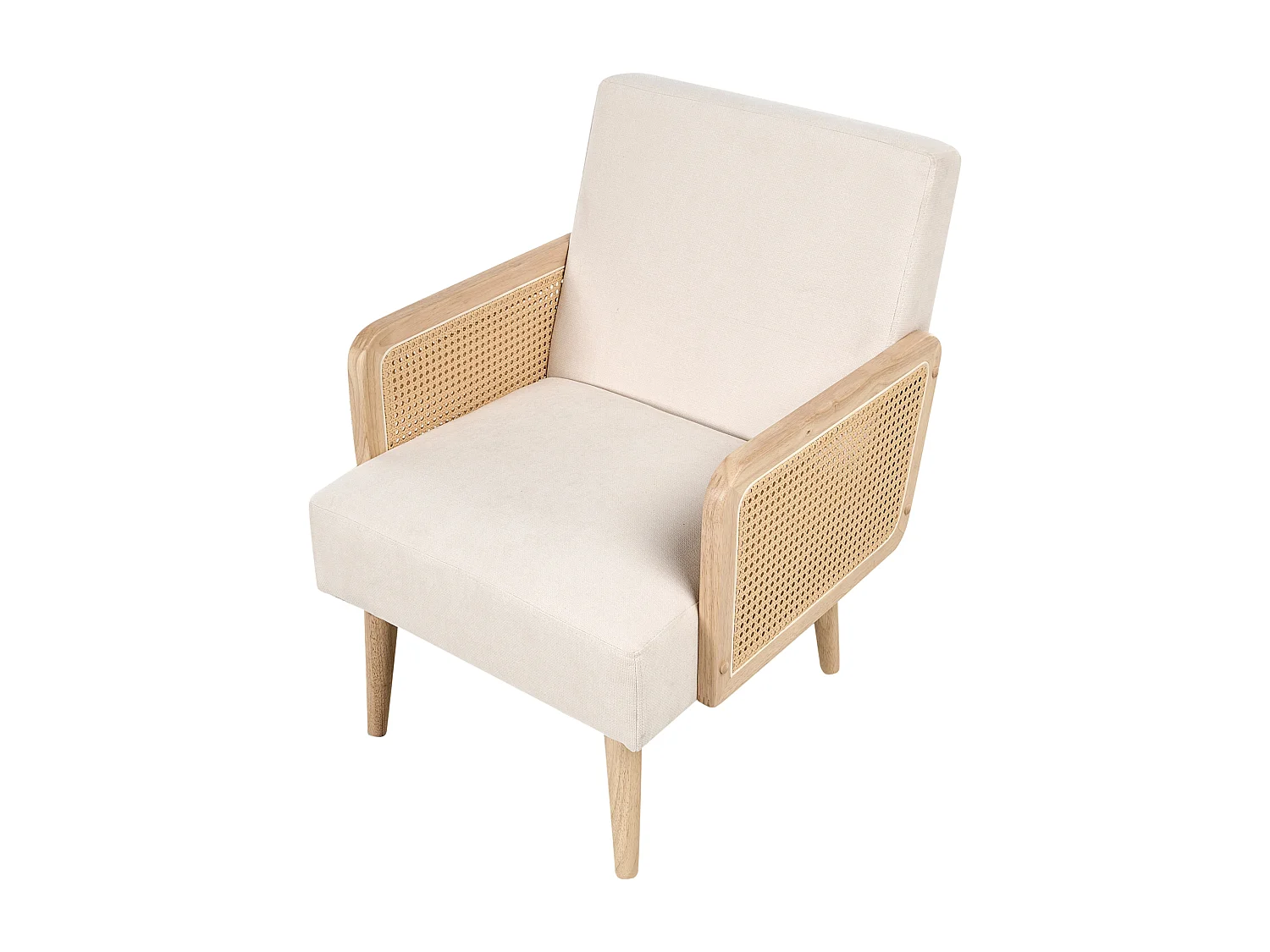 Fauteuil HOJBY Tissu Beige clair