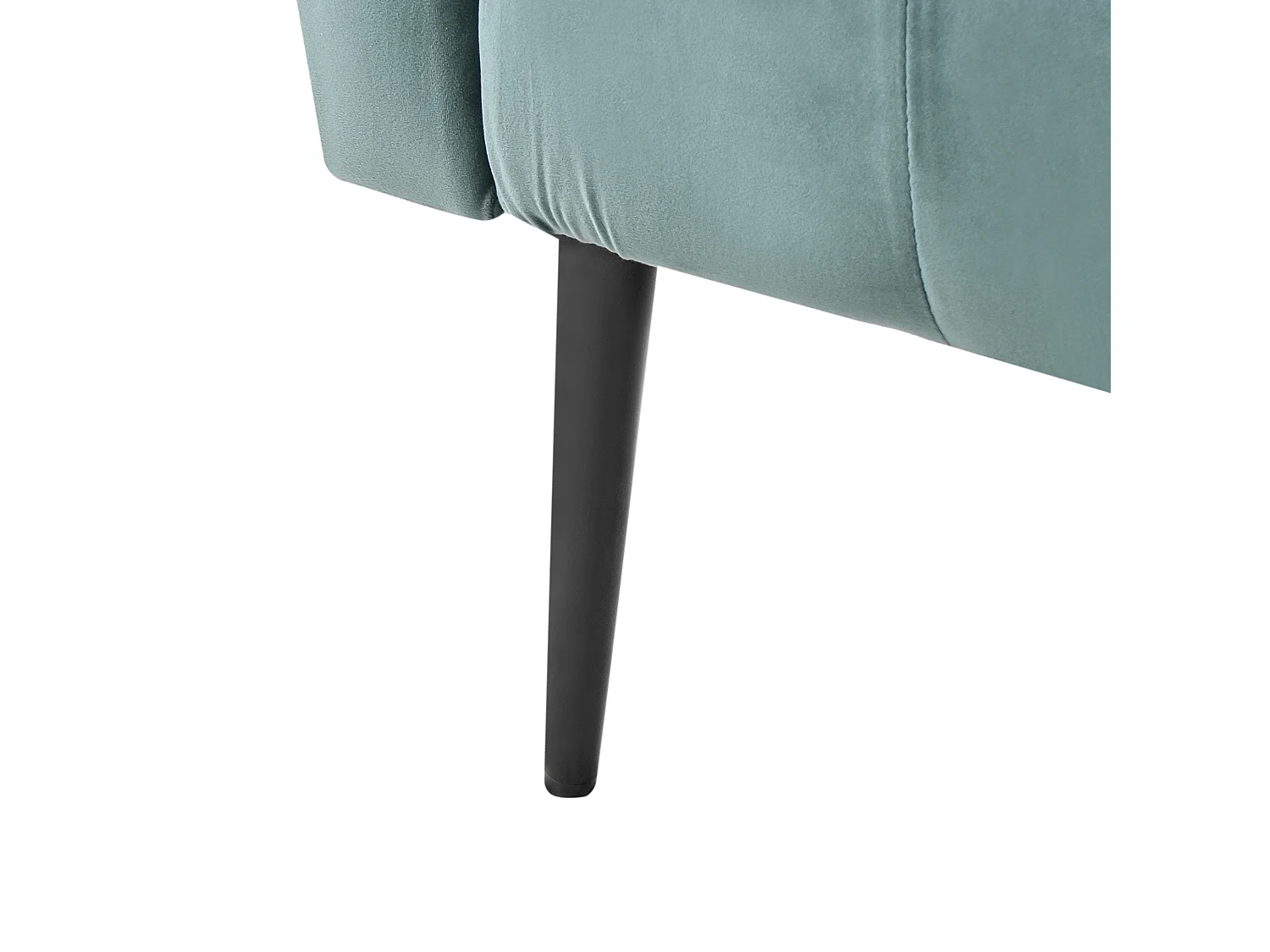 Chaise longue NANTILLY Velours Bleu paon