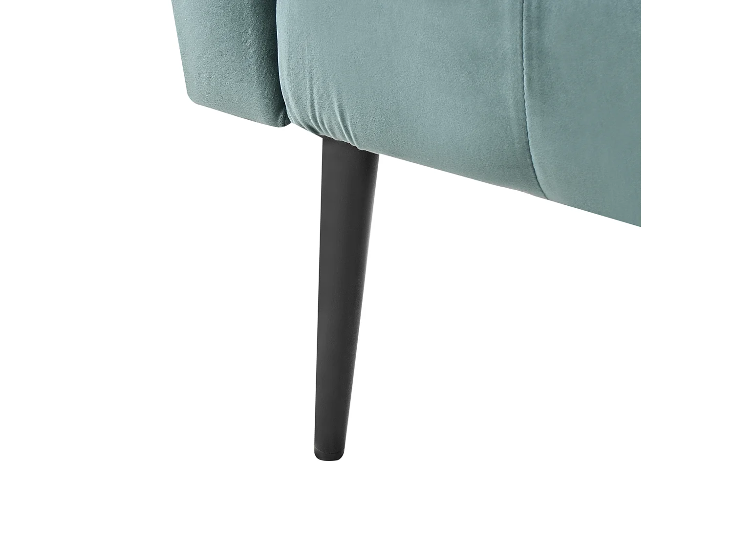 Chaise longue NANTILLY Velours Bleu paon