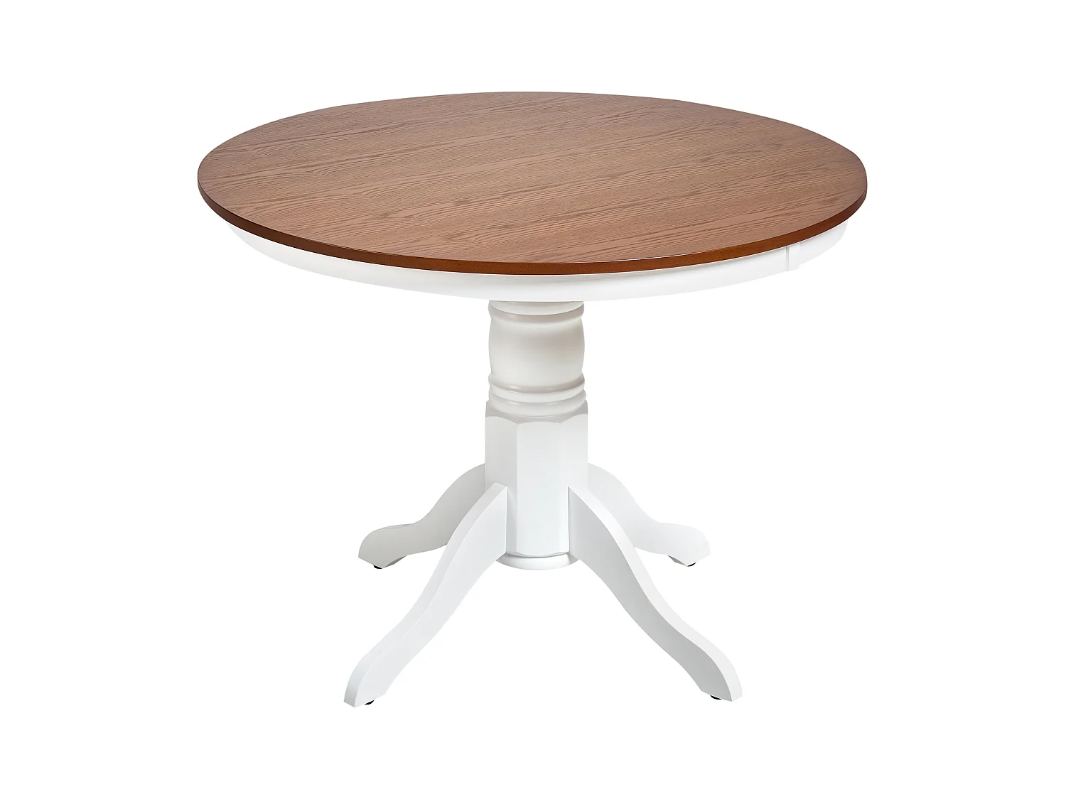 Table de repas AKRON Frêne marron 100 cm 100 cm Bois