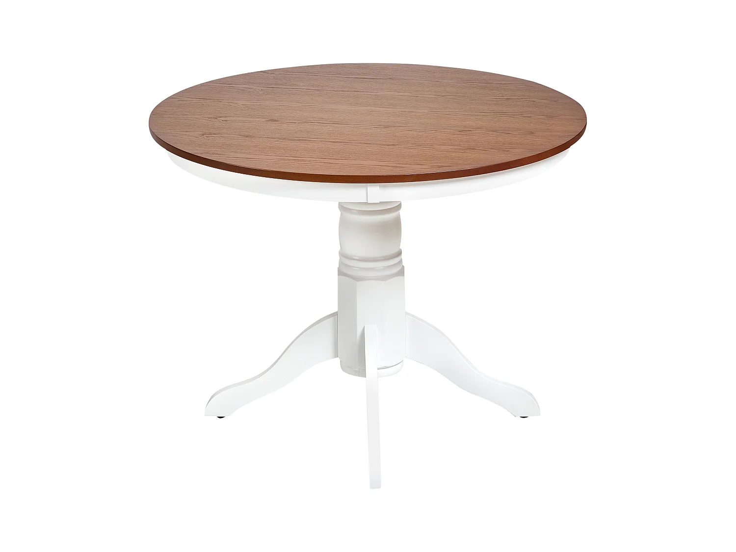 Table de repas AKRON Frêne marron 100 cm 100 cm Bois