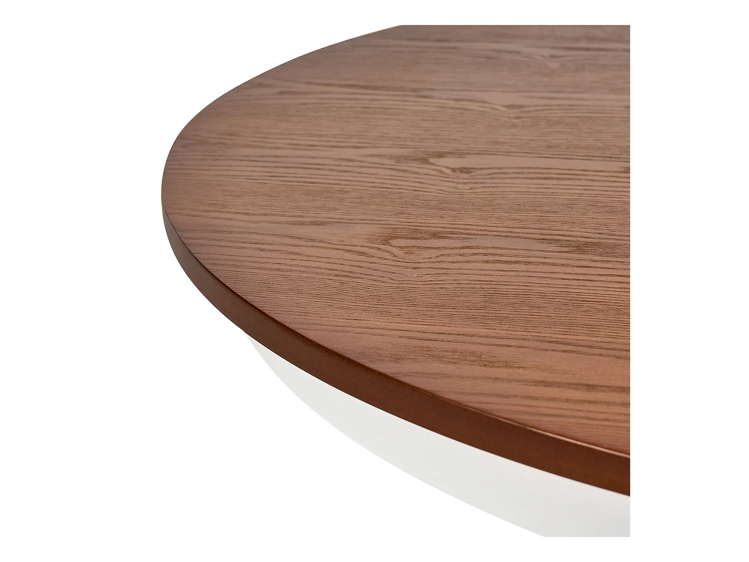 Table de repas AKRON Frêne marron 100 cm 100 cm Bois