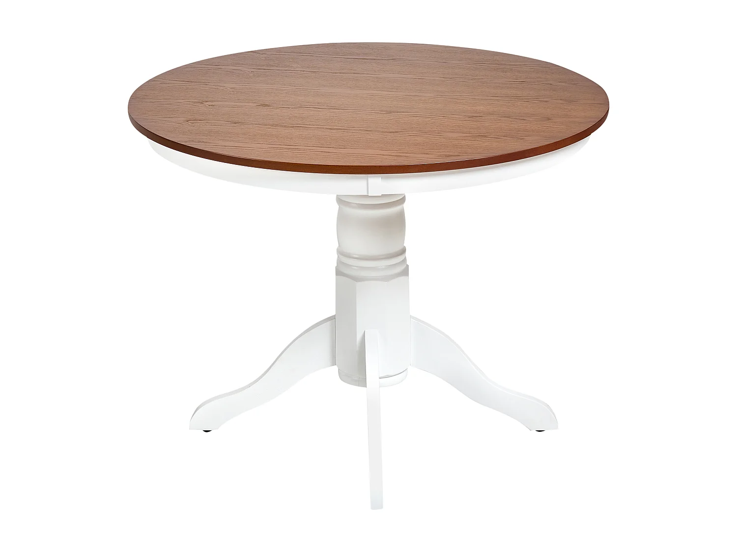 Table de repas AKRON Frêne marron 100 cm 100 cm Bois