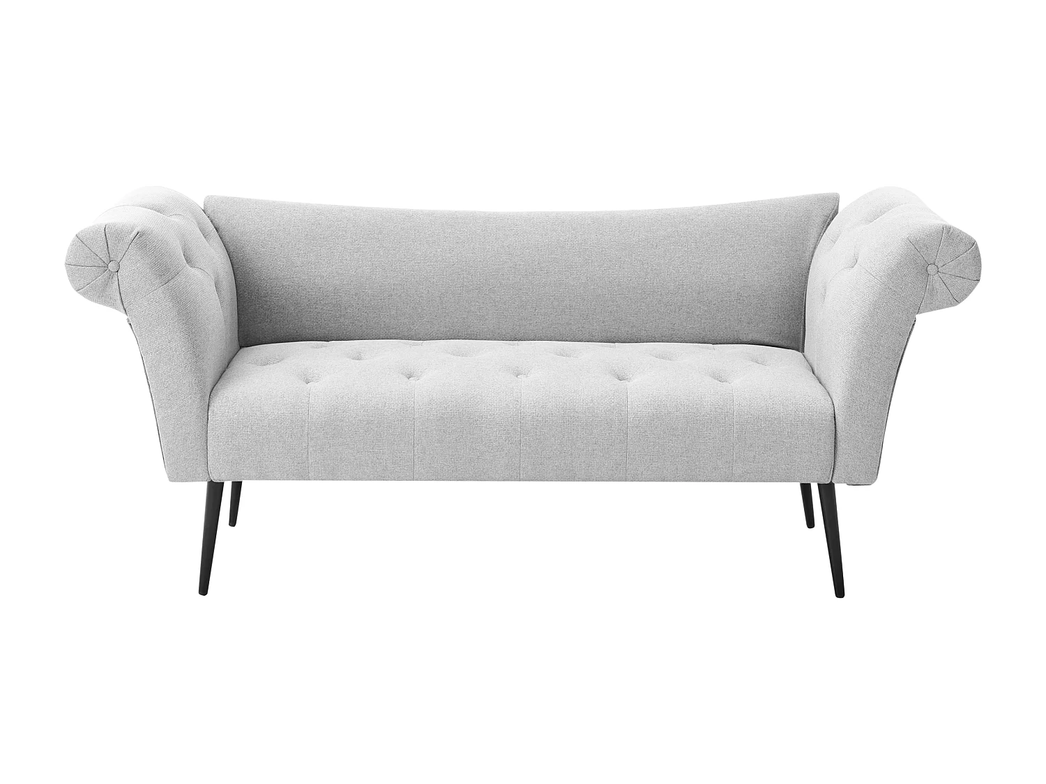 Chaise longue NANTILLY Tissu Gris clair