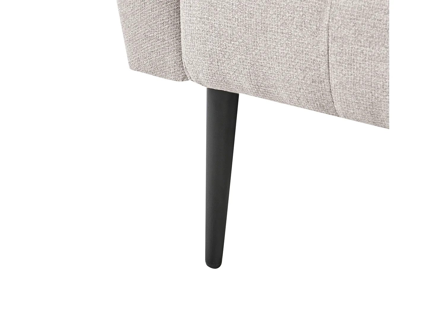 Chaise longue NANTILLY Tissu Beige clair