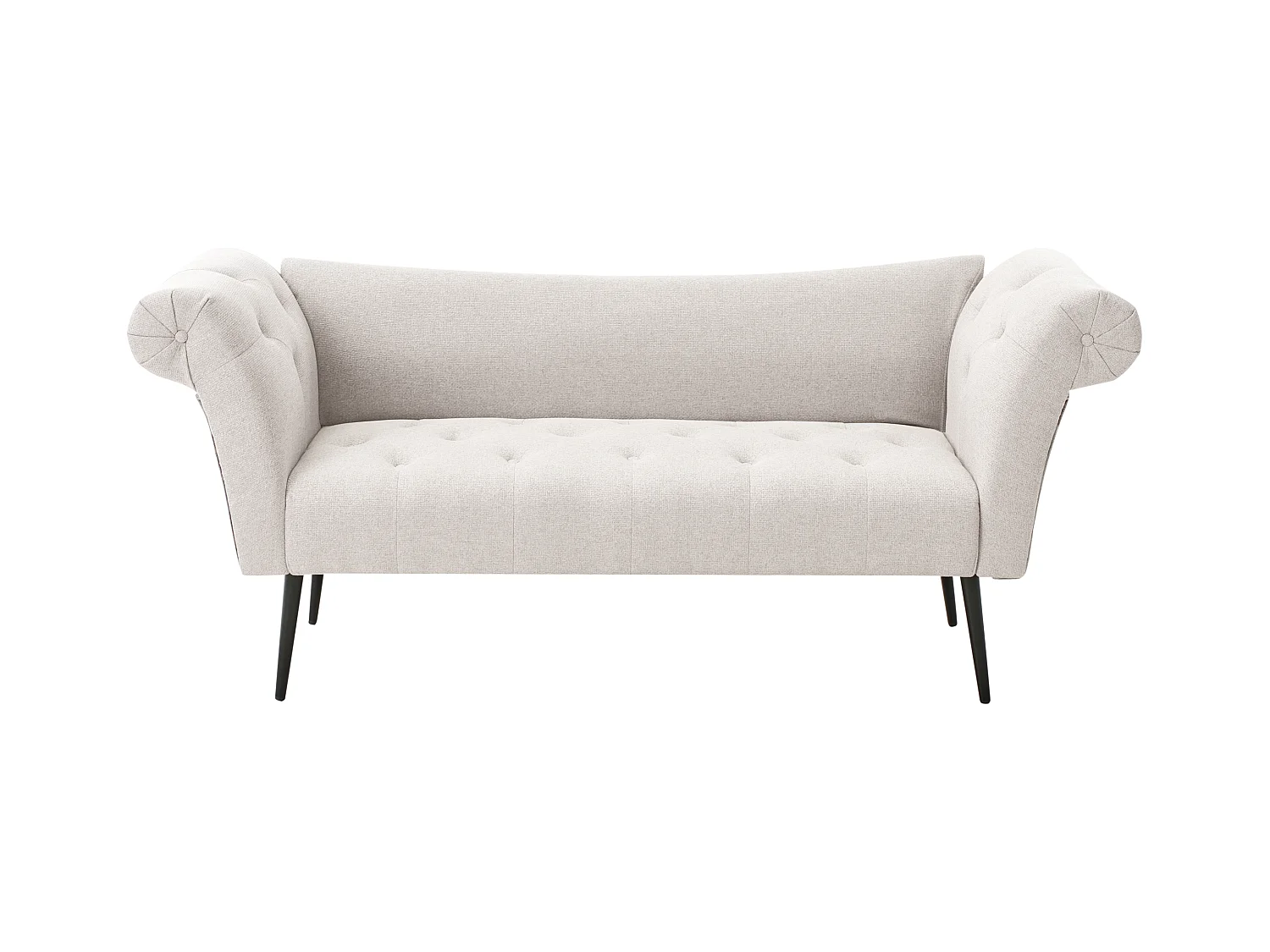 Chaise longue NANTILLY Tissu Beige clair