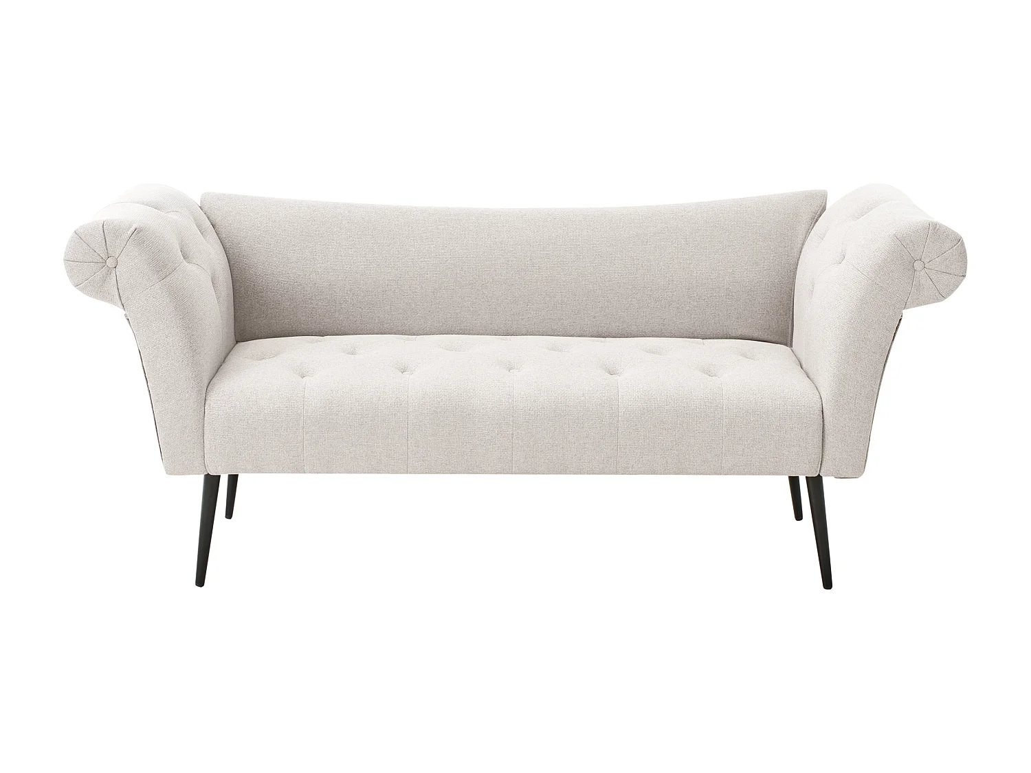 Chaise longue NANTILLY Tissu Beige clair