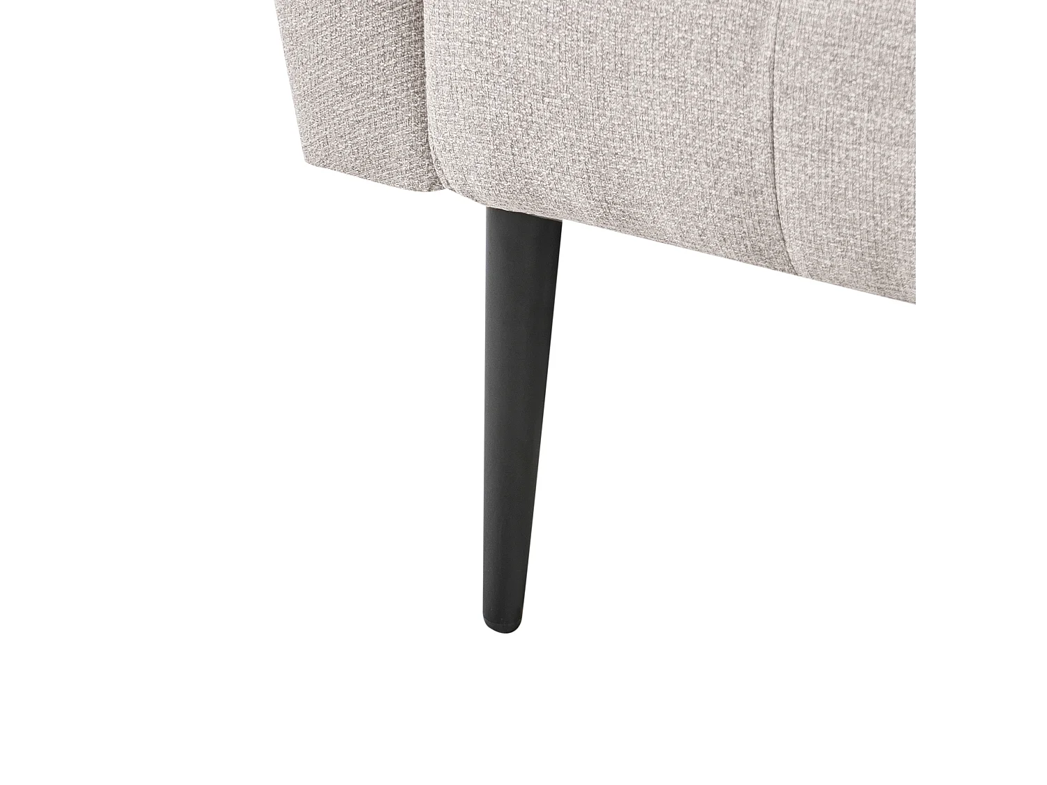 Chaise longue NANTILLY Tissu Beige clair