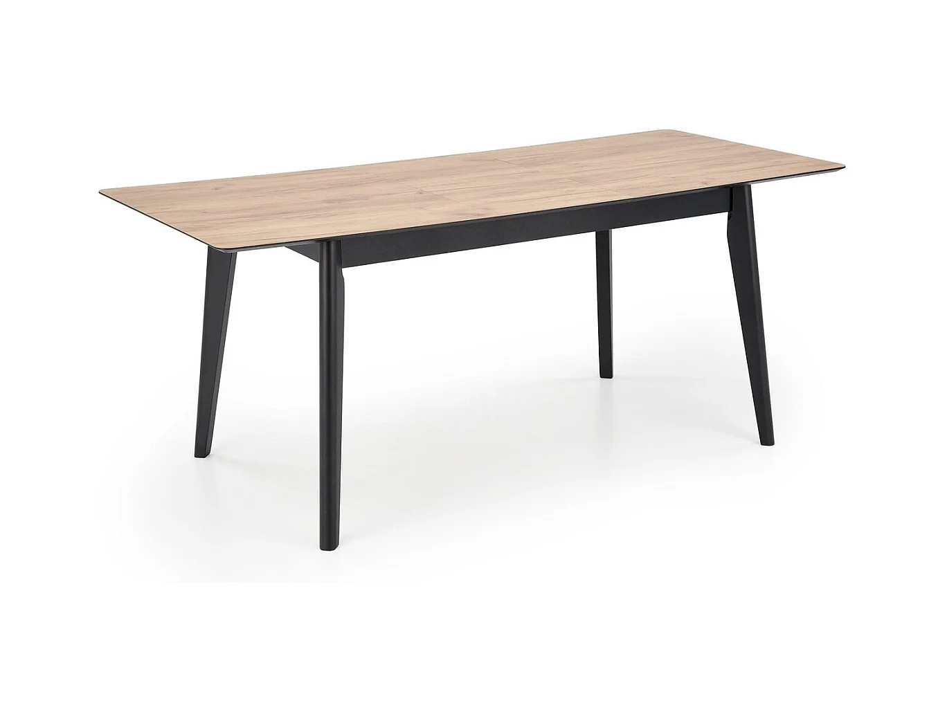 Esstisch Xarelto Gulian (80x140-180)/Erweiterbar/Braun&Schwarz