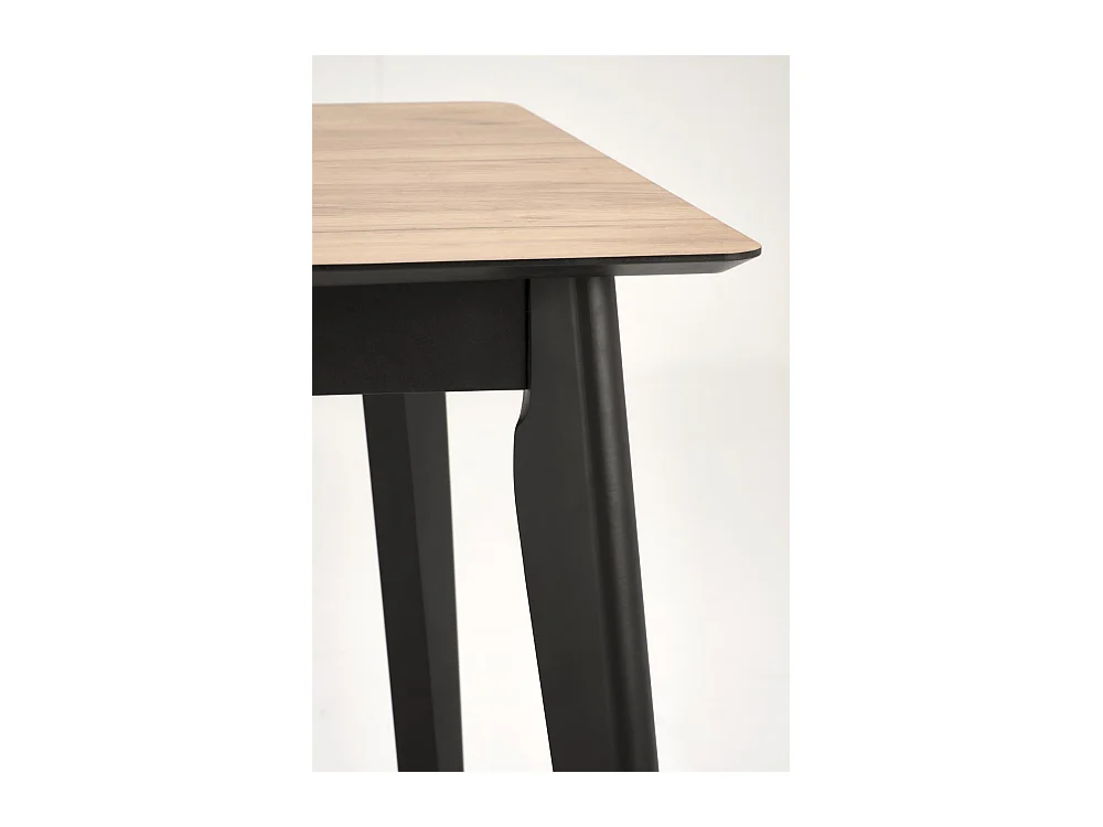 Esstisch Xarelto Gulian (80x140-180)/Erweiterbar/Braun&Schwarz