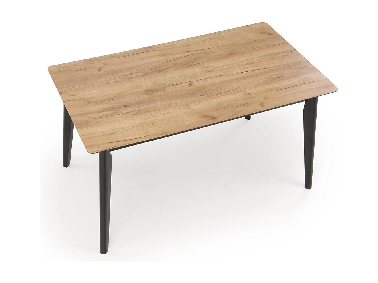 Esstisch Xarelto Gulian (80x140-180)/Erweiterbar/Braun&Schwarz