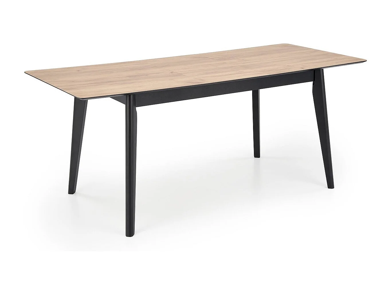 Esstisch Xarelto Gulian (80x140-180)/Erweiterbar/Braun&Schwarz