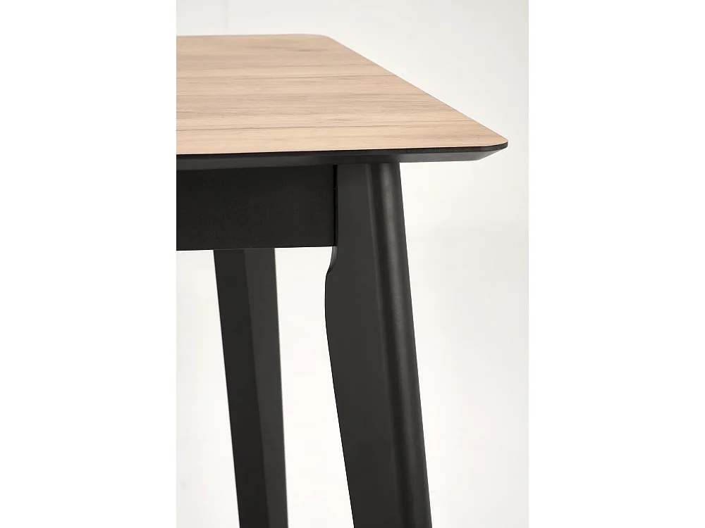 Esstisch Xarelto Gulian (80x140-180)/Erweiterbar/Braun&Schwarz