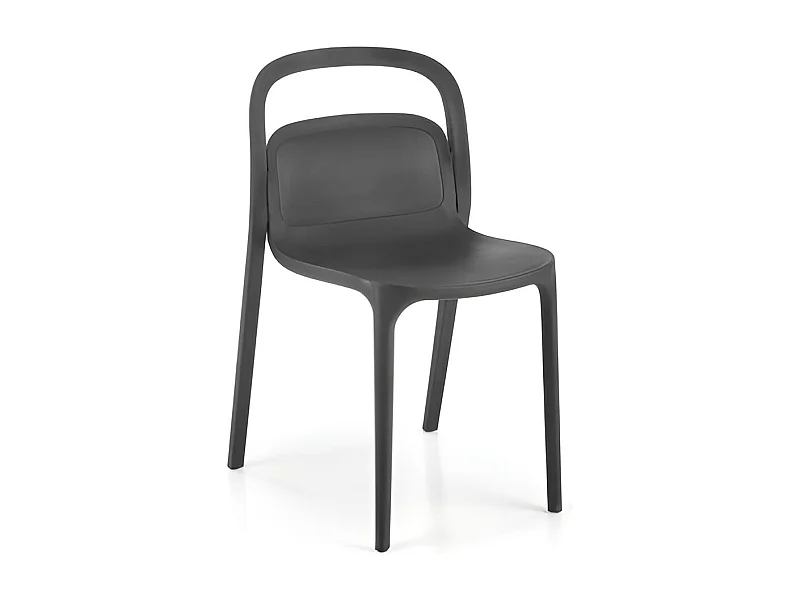 StuhlB490 /Polypropylen/Schwarz