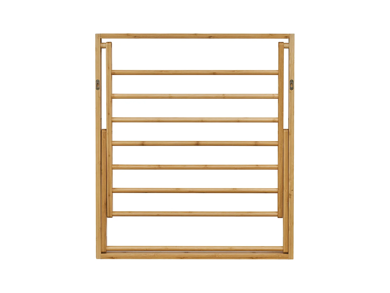 SVITA LOKKA porte-serviettes et porte-vêtements mural pliable en bambou