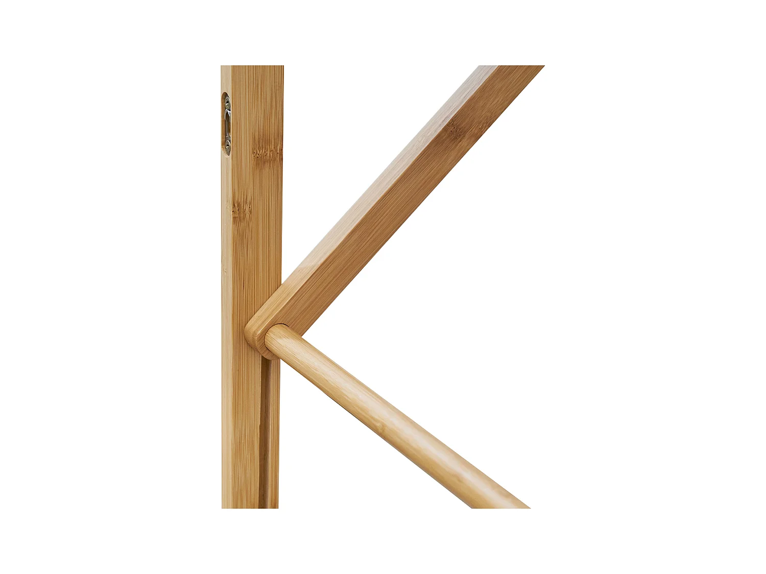 SVITA LOKKA porte-serviettes et porte-vêtements mural pliable en bambou