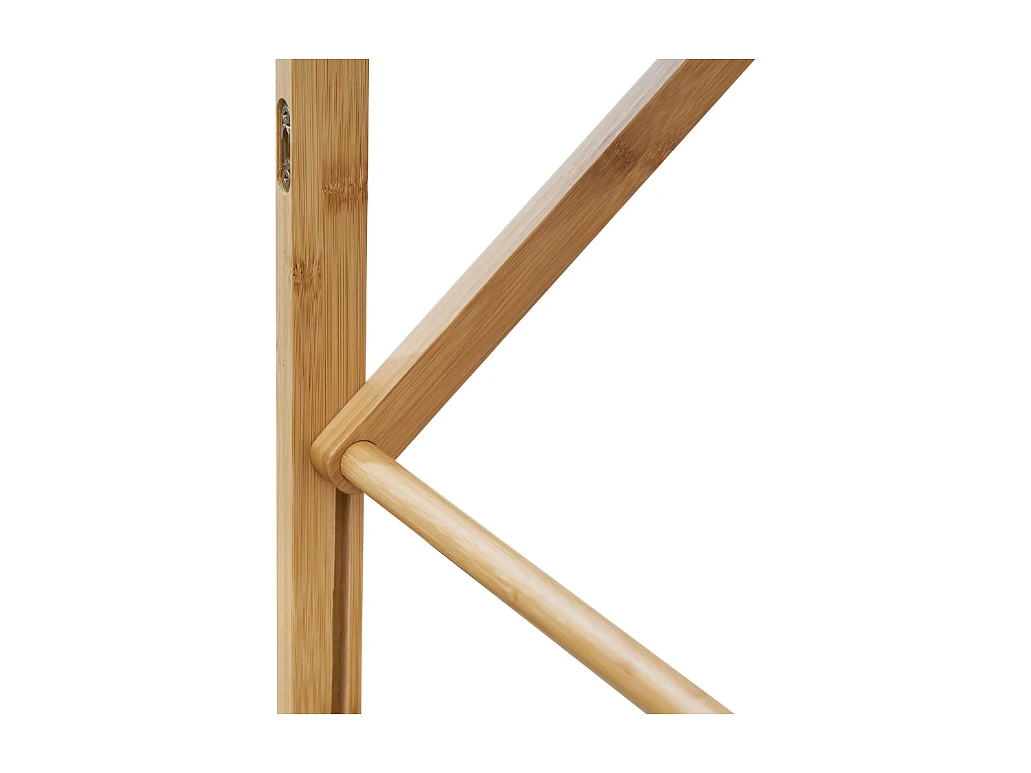 SVITA LOKKA porte-serviettes et porte-vêtements mural pliable en bambou