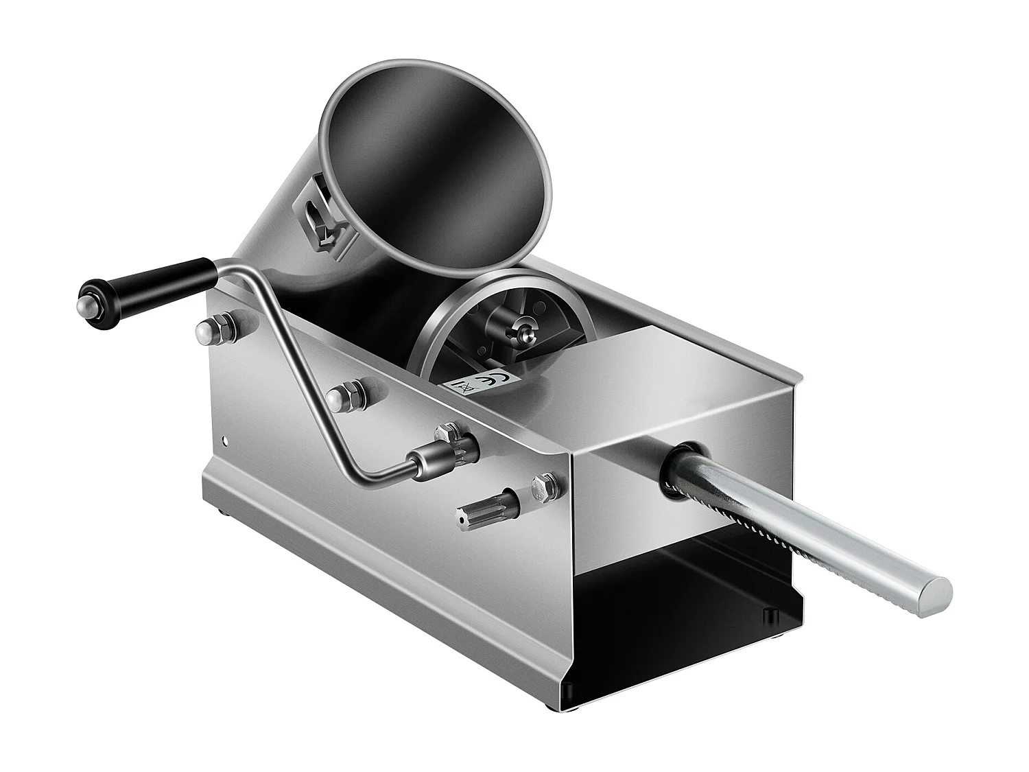 Poussoir à Saucisses Manuel SucceBuy, Horizontale 3 L, Acier Inoxydable 304, pour les Applications Commerciales dans les Supermarchés, les Restaurants