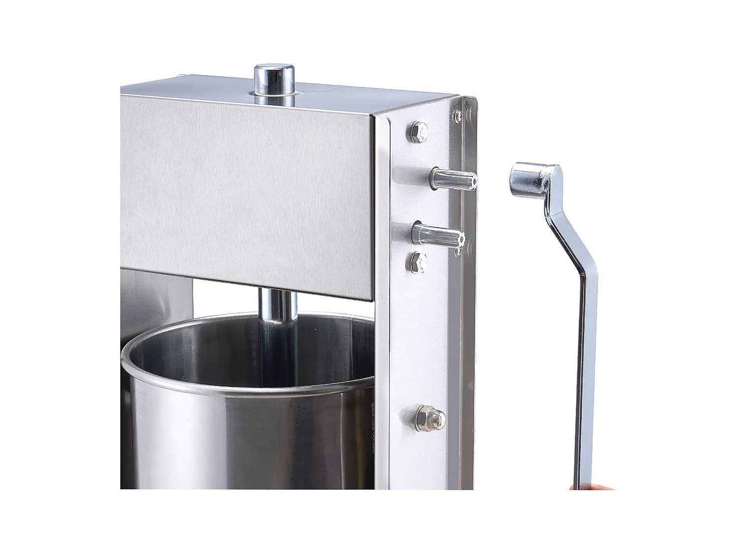 Handmatige Worstpen SucceBuy, 15 L / 30 lbs, RVS 304, voor Commerciële Toepassingen in Supermarkten, Restaurants