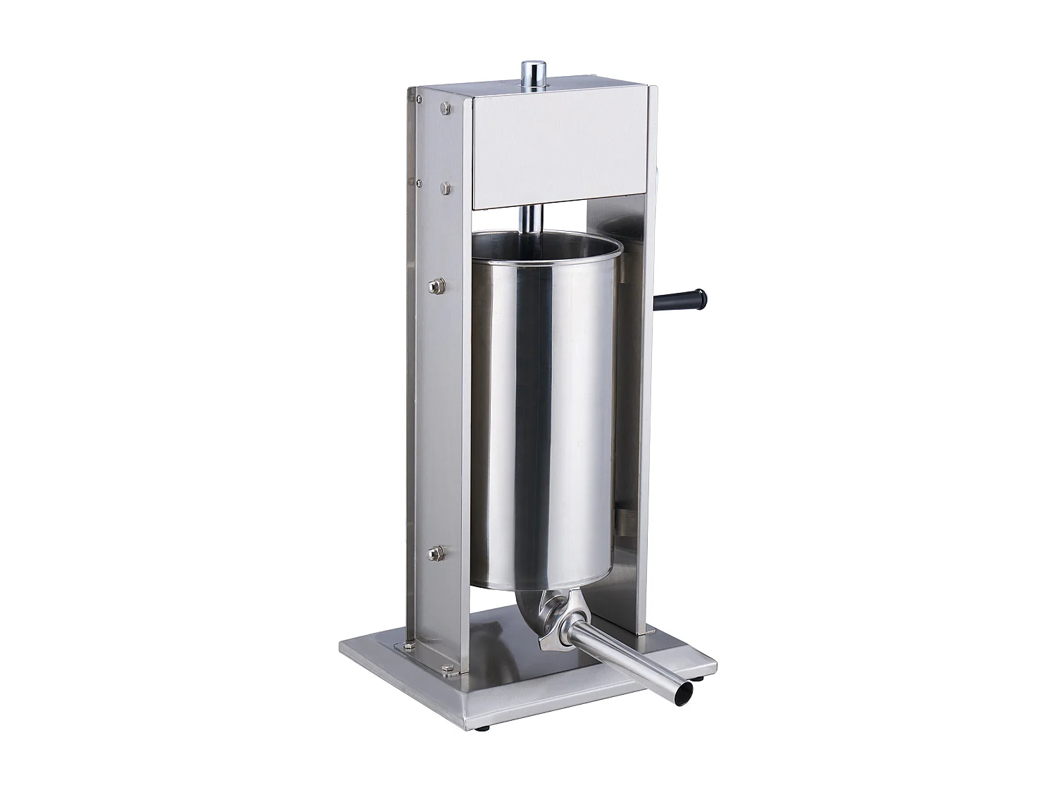 Poussoir à Saucisses Manuel SucceBuy, 15 L / 30 lbs, Acier Inoxydable, pour les Applications Commerciales dans les Supermarchés, les Restaurants
