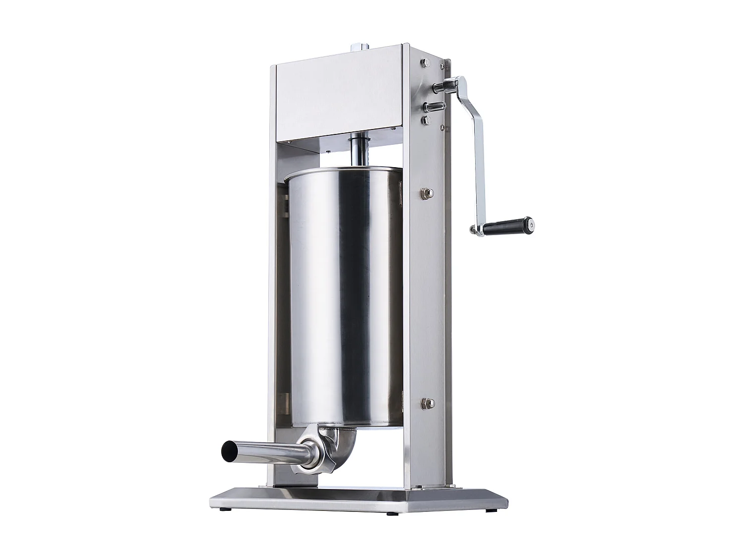 Poussoir à Saucisses Manuel SucceBuy, 15 L / 30 lbs, Acier Inoxydable, pour les Applications Commerciales dans les Supermarchés, les Restaurants