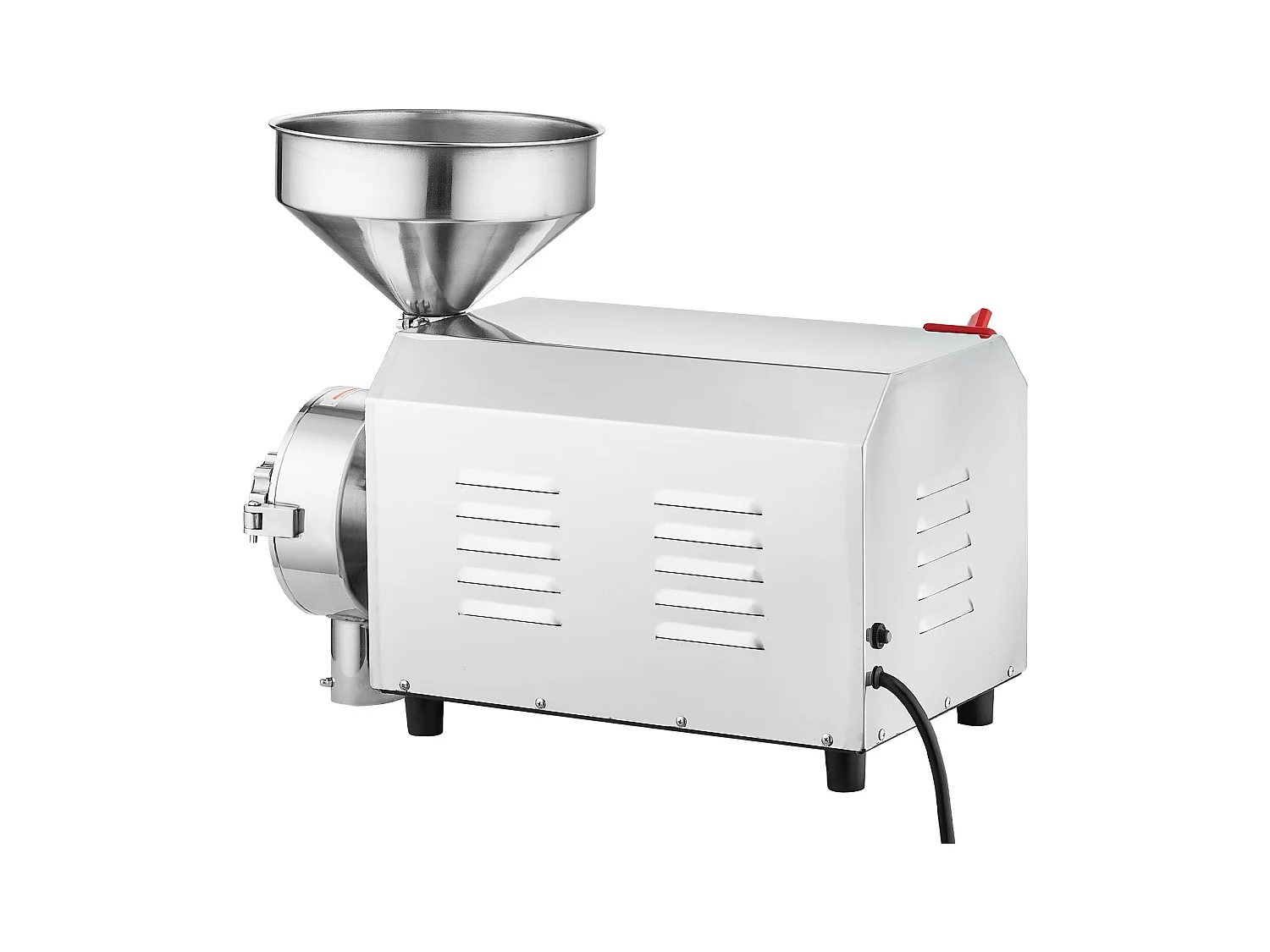 Graanmolen SucceBuy 2200 W, Maismolen 50 KG/H Rvs voor Peper Soja Pinda Maïskorrels Maalmeel