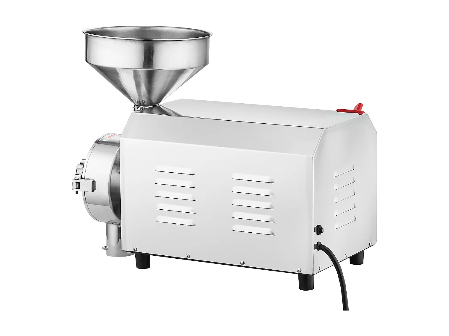 Moulin à Grains SucceBuy 2200 W, Moulin à Maïs 50 KG/H Acier Inoxydable pour Poivre Soja Arachide Grains de Maïs Farine de Mouture