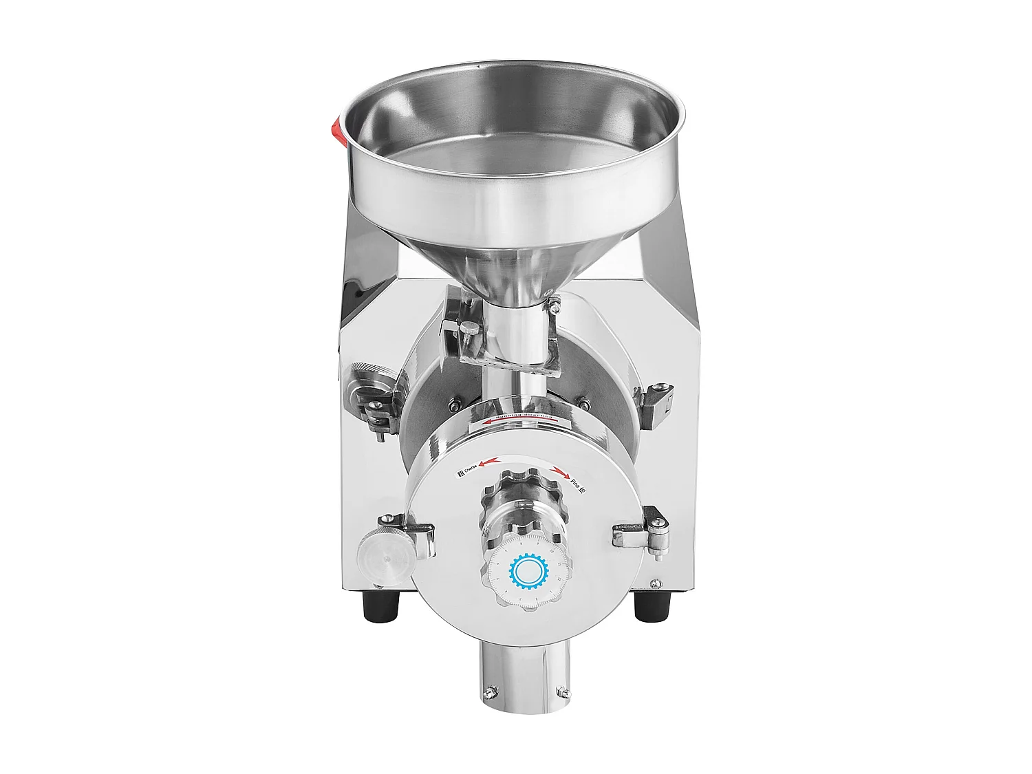 Moulin à Grains SucceBuy 2200 W, Moulin à Maïs 50 KG/H Acier Inoxydable pour Poivre Soja Arachide Grains de Maïs Farine de Mouture