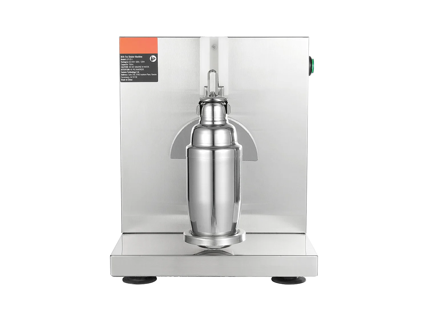 Machine à Milkshakes Électrique SucceBuy, 120 W, en Acier Inoxydable pour Usage Commercial