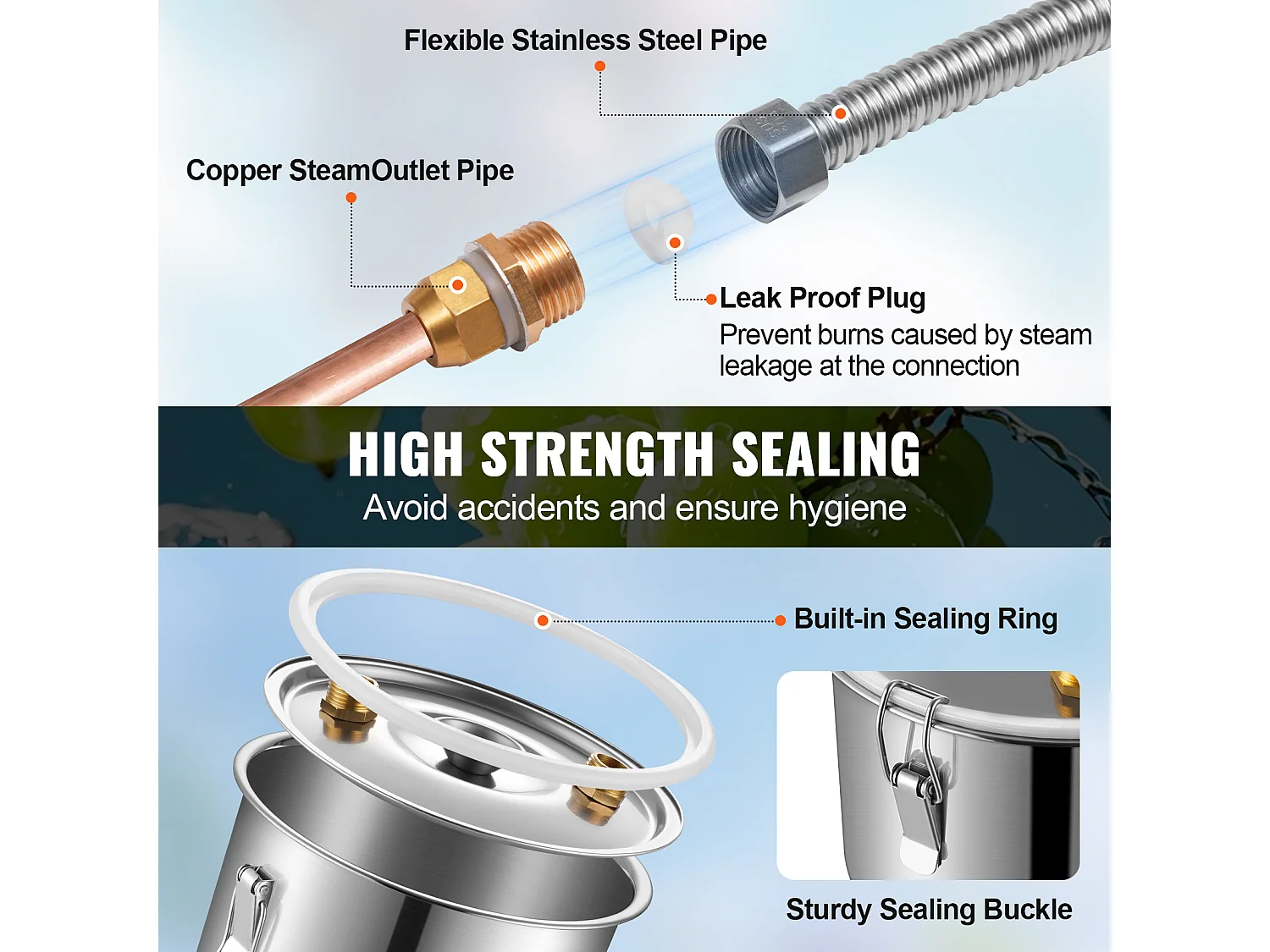 Alkoholdestilliergerät SucceBuy 11-l-Destilliergerät für Stilles Wasser mit Thumper-Fass und 8-Watt-Wasserpumpe