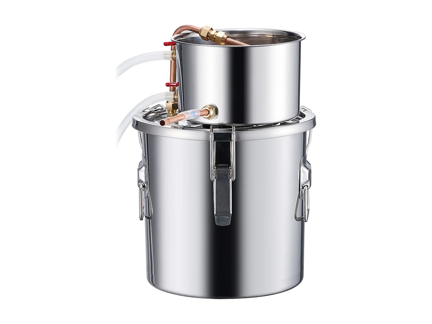 Destilador de Alcohol SucceBuy Destilador de Aguardiente de 11 L, Kit de Destilación de Agua y Alcohol, Acero Inoxidable