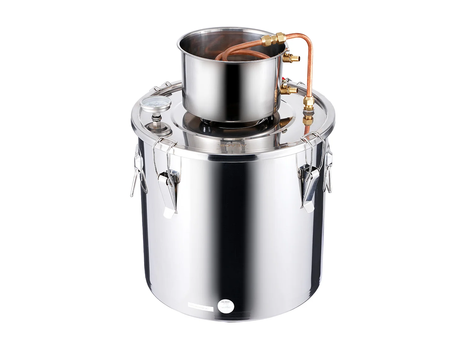 Distillatore di Alcol SucceBuy Kit per la Preparazione di Distillatori di Acqua e Alcol Moonshine da 30 Litri in Acciaio Inox